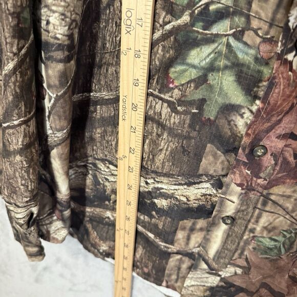 Mossy Oak Camo Shirt Men's L Break Up Infinity Button Up Long Sleeve Hunting - Picture 6 of 11